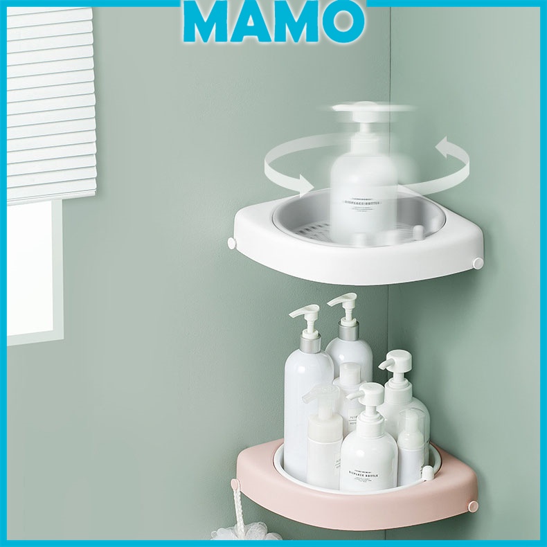 Kệ Góc Nhà Tắm Dán Tường Nhựa 2 Lớp Dày Dặn Chắc Chắn, Giá Để Đồ Nhà Tắm Cao Cấp ĐỒ GIA DỤNG-LO68