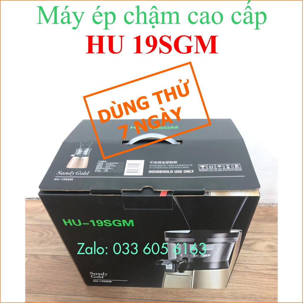 Máy ép chậm trái cây Hurom HU - 19SGM Giữ Nguyên Hương Vị Trái Cây