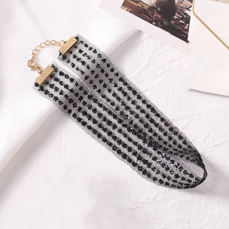 Vòng Cổ Choker Lấp Lánh Đơn Giản Thời Trang