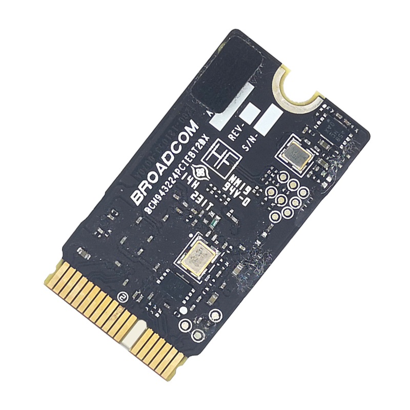 Bcm943224Thẻ WiFi PCIEBT2 Không dây 600M 2.4 '5G WiFi Bluetooth cho MAC OS Macbook AIR A1370 A1369 A1465 A1466 MC505 965