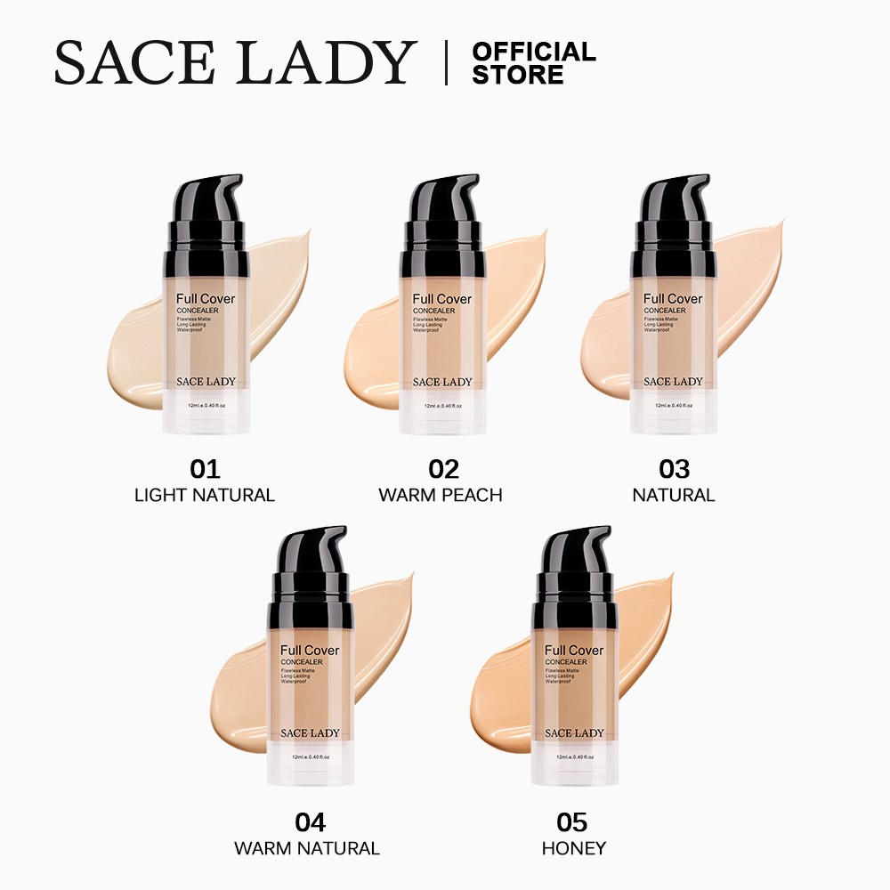 Kem che khuyết điểm SACE LADY kháng nước nhung mịn12ml | BigBuy360 - bigbuy360.vn