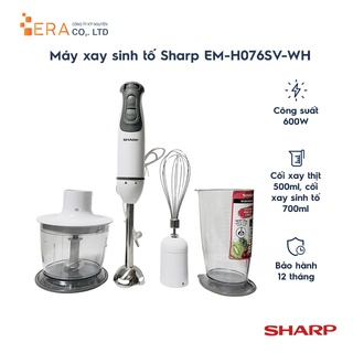 Máy xay sinh tố sharp em-h076sv-wh