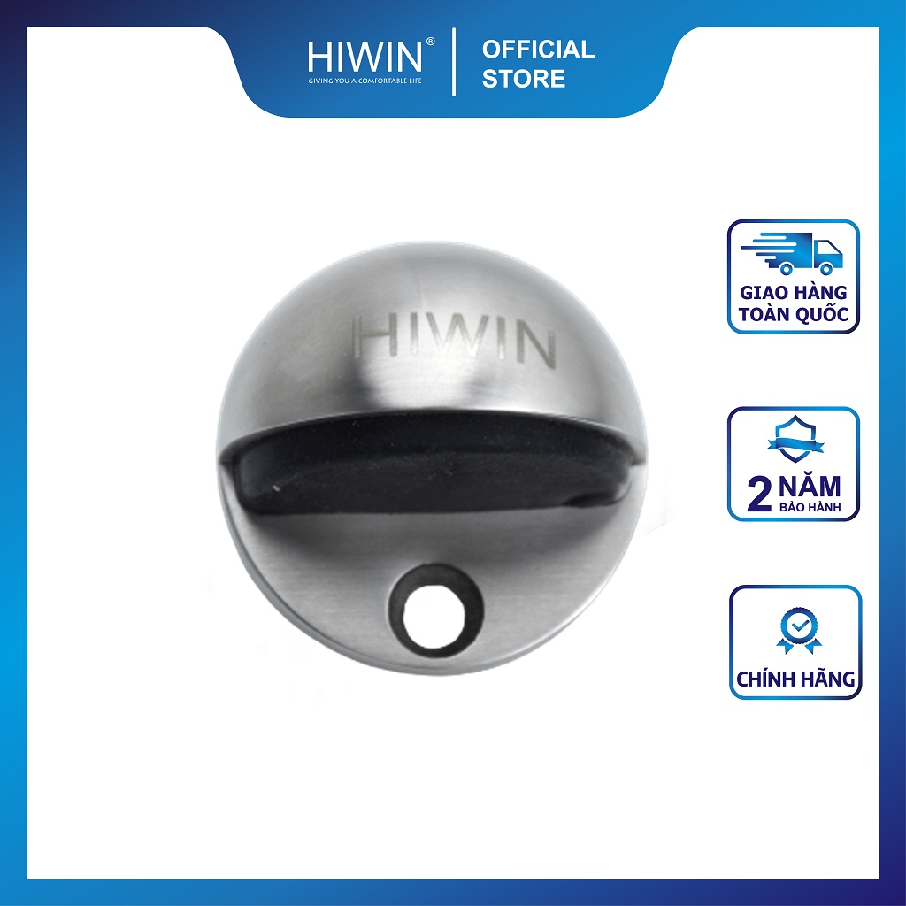 Chặn cửa bán nguyệt inox 304 mặt mờ HIWIN Y-9004