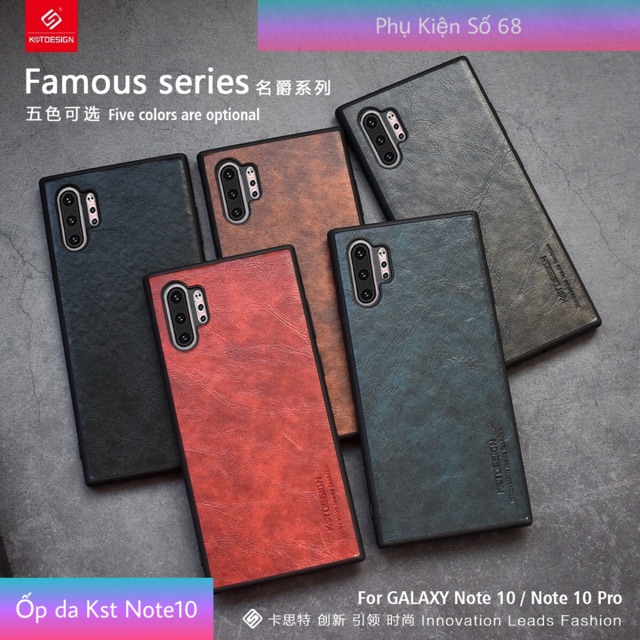 Ốp da KST Samsung Note10/ Note10 Plus