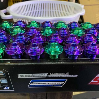 Ốc nhớt titanium GR5 cho Honda, Yamaha