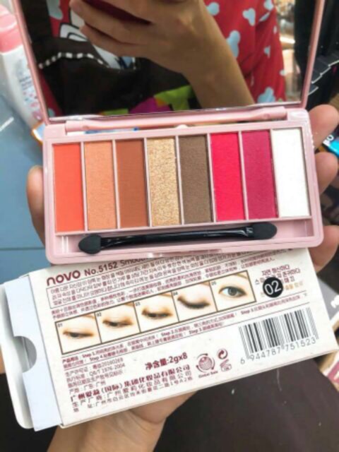 Bảng phấn NOVO 8 gam màu cho bạn thoả sức sáng tạo | BigBuy360 - bigbuy360.vn