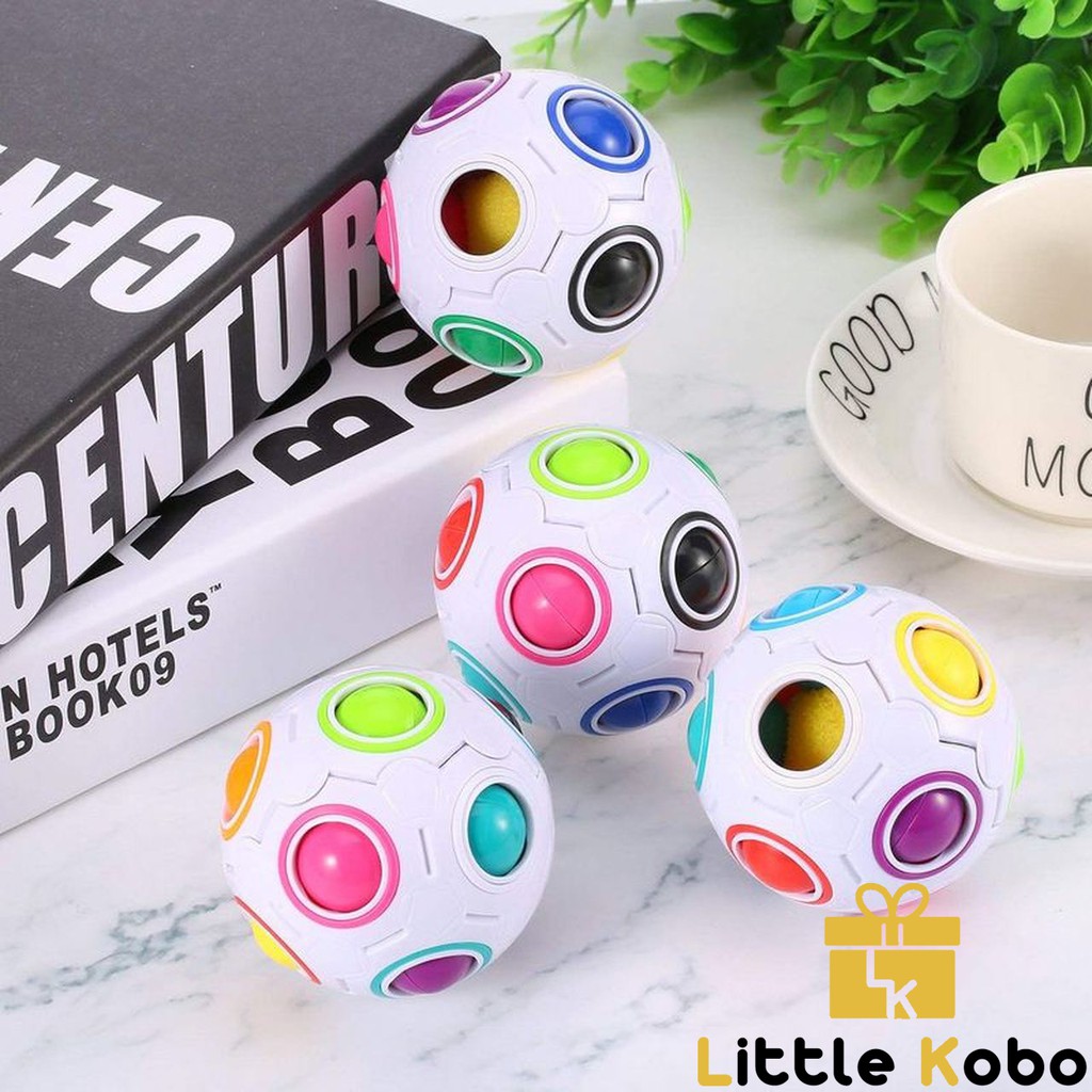 Rubik Biến Thể Rubik Rainbow Ball Magic Ball YJ YongJun Siêu Xịn