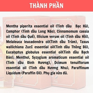 Dầu gió đỏ Hổ Vàng (7ml)