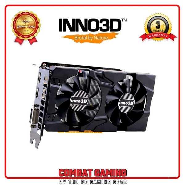 Card Màn Hình INNO3D GTX 1050Ti Twin X2 4GB GDDR6