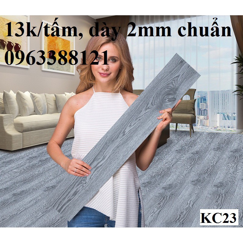 Combo 7 tấm sàn nhựa vân gỗ sần tự dính giá rẻ tại tpHCM