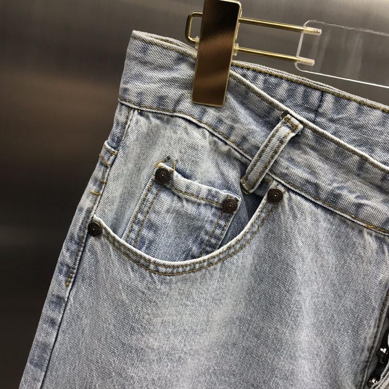 Quần jeans chorme hearts họa tiết cây thánh giá form đứng tôn dáng