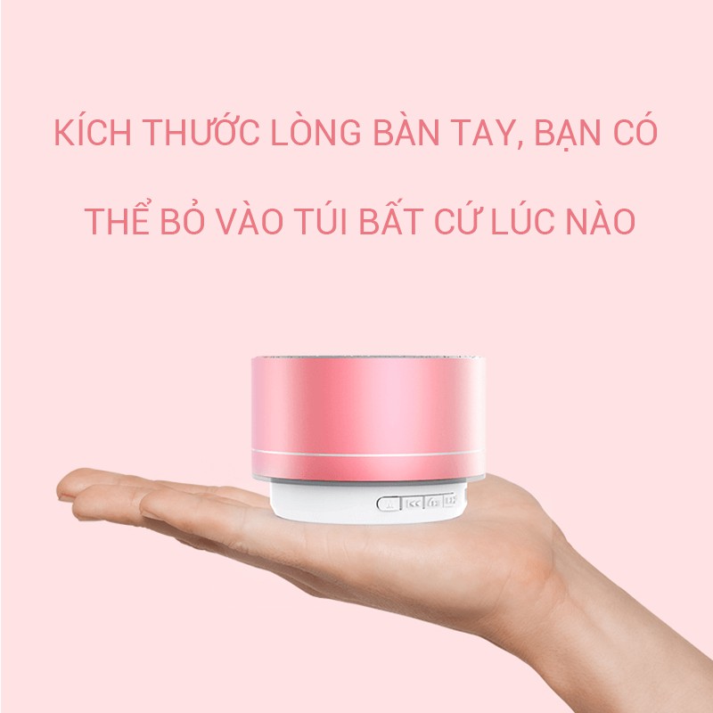 [HÀNG CÓ SẴN] Loa Bluetooth A10 Mini Vỏ Nhôm Di Động Nhỏ Gọn Giá Sỉ | BigBuy360 - bigbuy360.vn