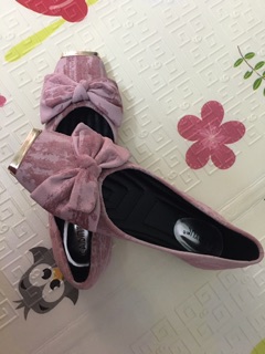 Giày bệt hồng sz 37