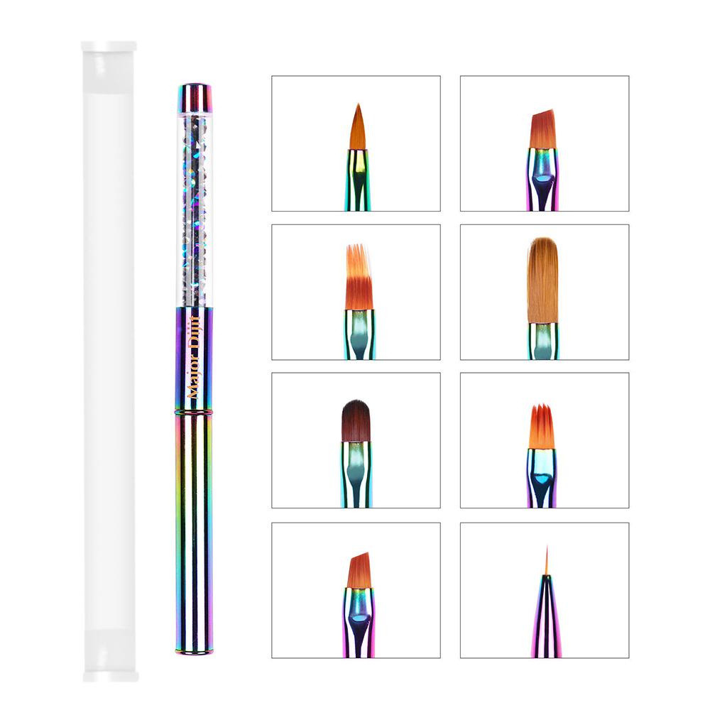 Cọ Vẽ Móng Tay Acrylic Chuyên Nghiệp Màu Gradient