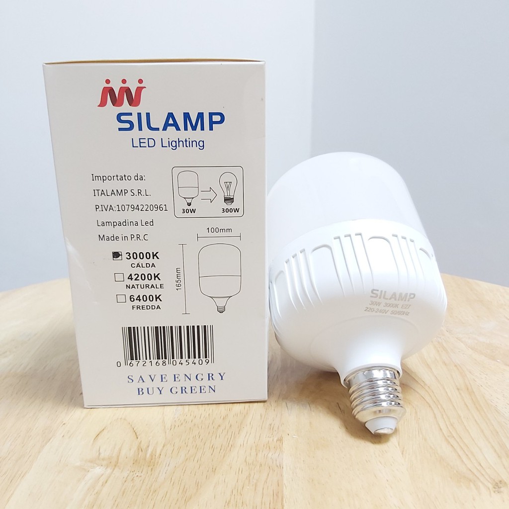 COMBO 05 BÓNG ĐÈN LED 30W E27 BÚP LED 30W E27 SILAMP