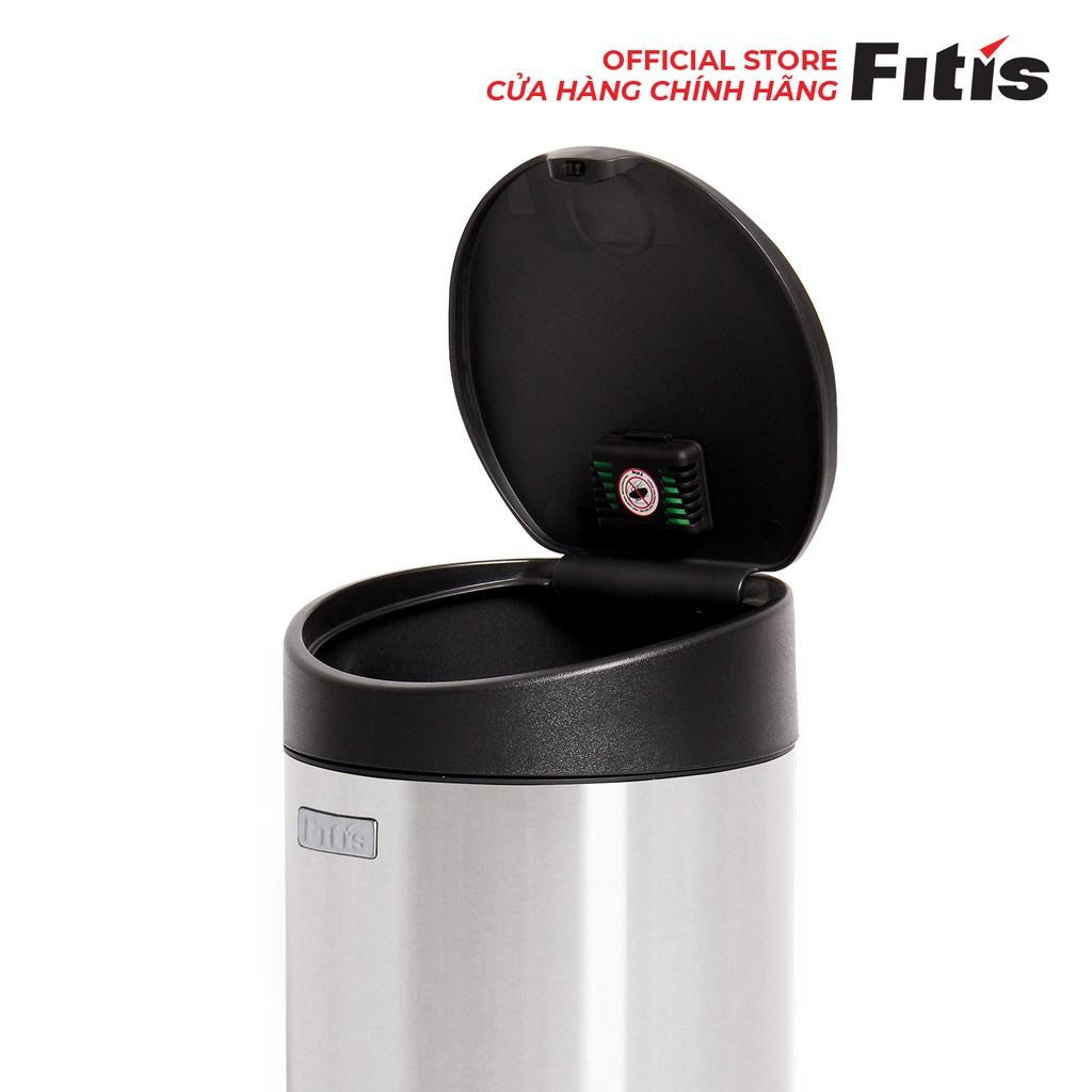 Thùng rác Fitis Premium - Nhấn tròn cao - 15L