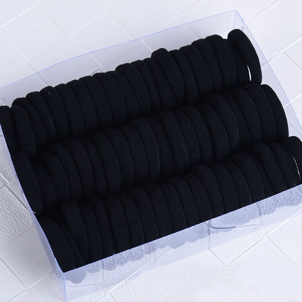 Set 40/60 thun cột tóc co giãn nhiều màu thời trang