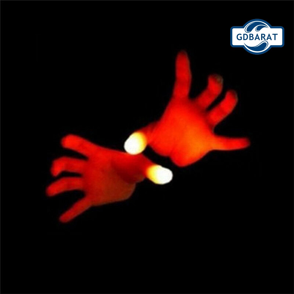 Set 2 Đèn LED Gắn Ngón Tay Cái Làm Ảo Thuật