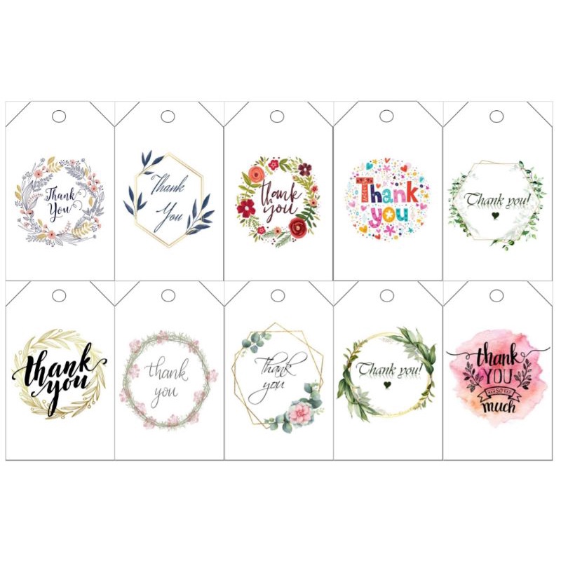 100 Tấm cảm ơn, tag thank đẹp có thiết kế theo yêu cầu