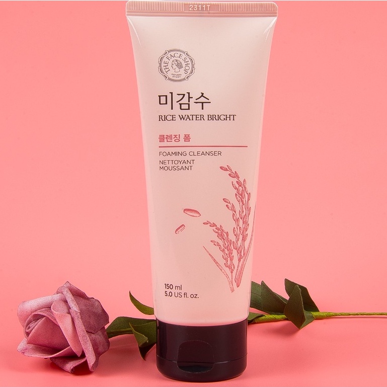 Sữa Rửa Mặt Dưỡng Trắng Da Chiết Xuất Từ Gạo The Face Shop Rice Water Bright Cleansing Foam 150ml