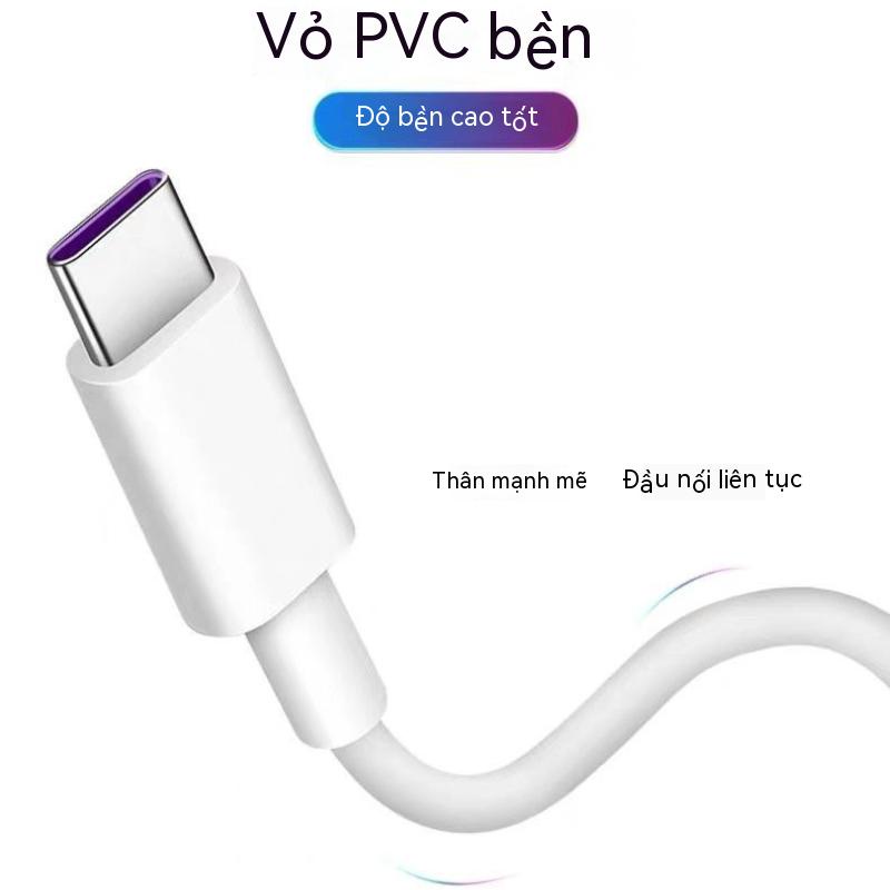 Dây Cáp Sạc Nhanh Loại C 5A Dành Cho vivo / oppo / Samsung / Xiaomi Android