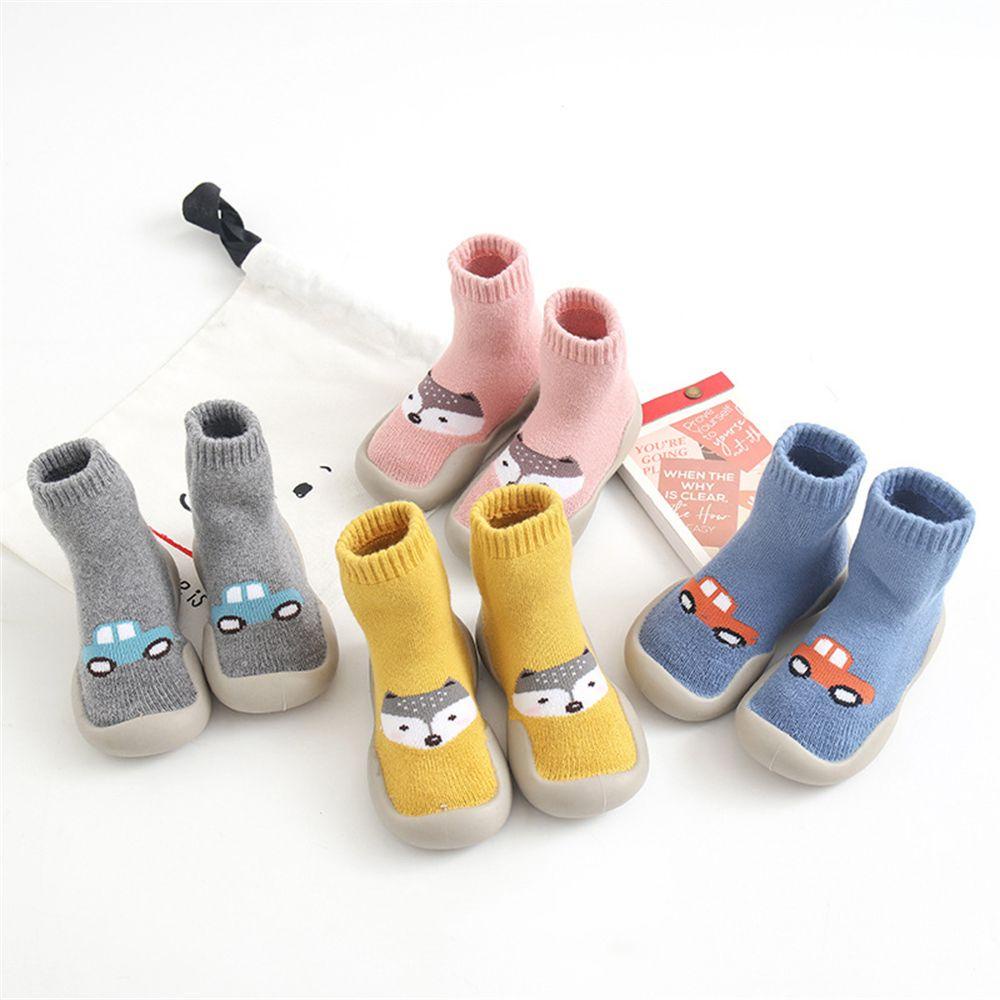SUMU Giày Tất Cotton Mùa Đông Cho Bé