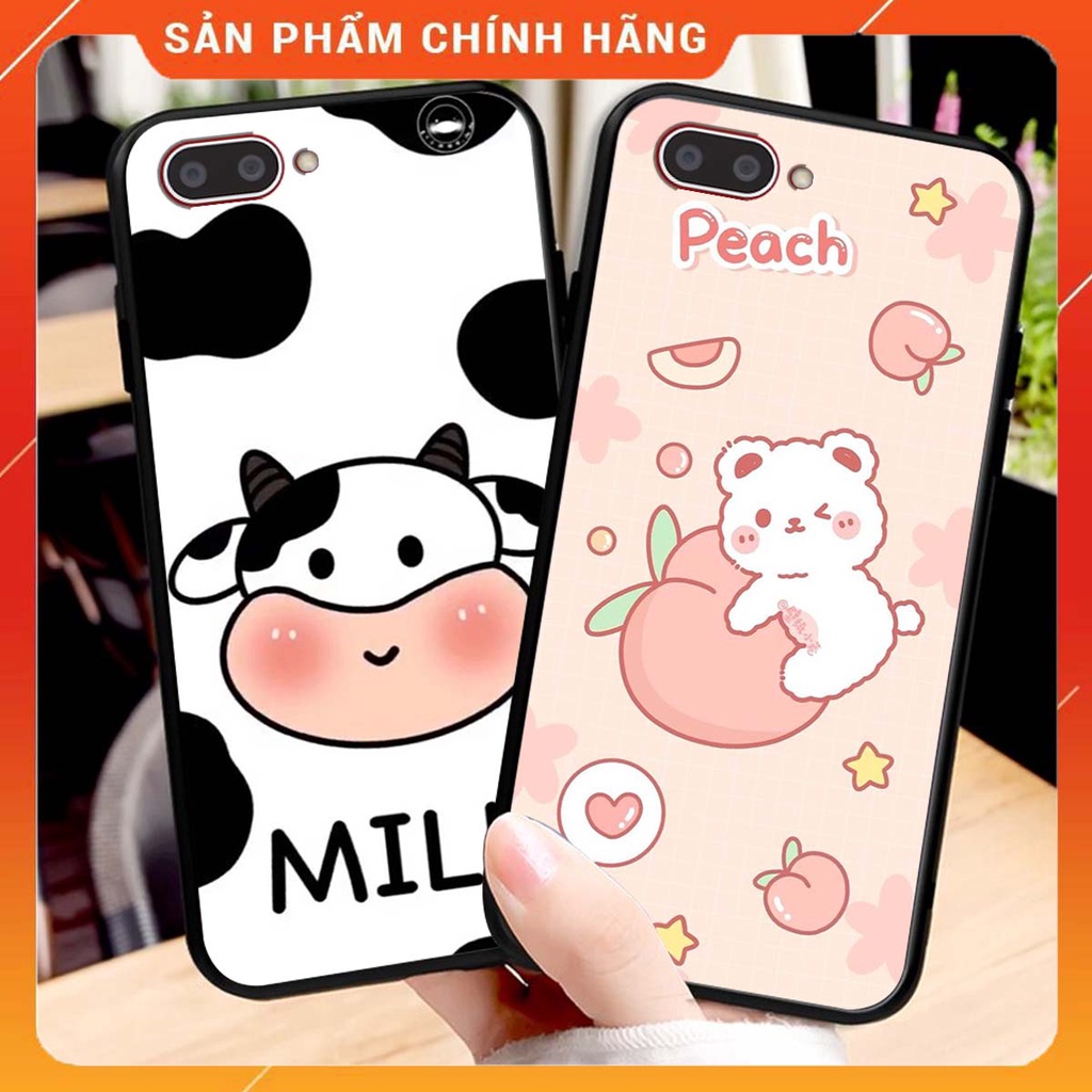 Ốp lưng Oppo A3S / A1K in hình Gấu xinh xắn, Bò sữa đáng yêu,  ĐẸP -  RẺ - XINH - ĐỘC ĐÁO