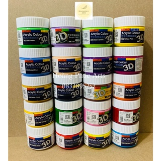 Màu acrylic 3D 100ml