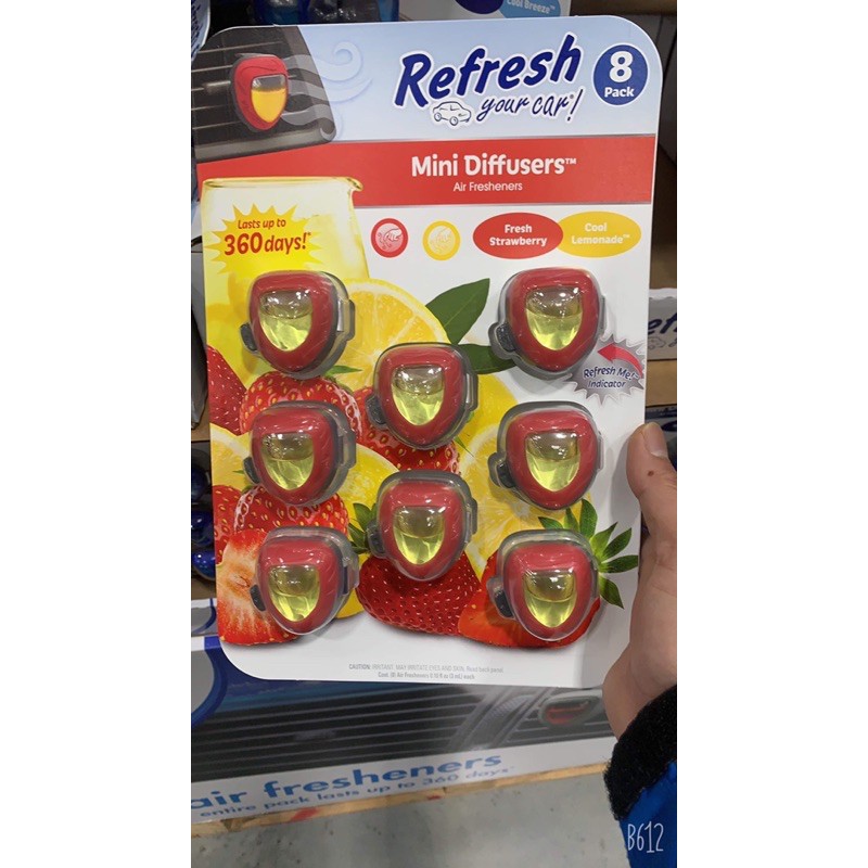 set nước hoa để xe hơi Refresh