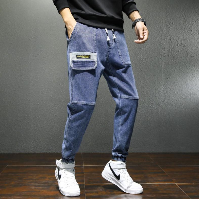 Quần jean jogger phong cách chất lừ họa tiết túi trước