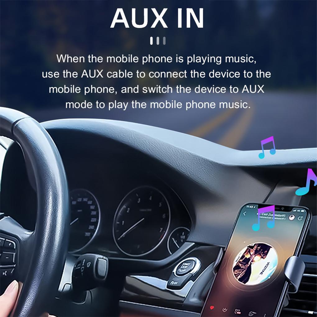 Vô Lăng Điều Khiển Máy Nghe Nhạc MP3 Kết Nối Bluetooth 87 5-107 9Mhz
