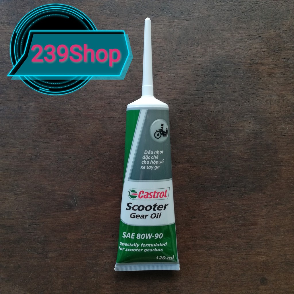 Nhớt hộp số xe tay ga Castrol Scooter Gear Oil 80W90 - 120ml