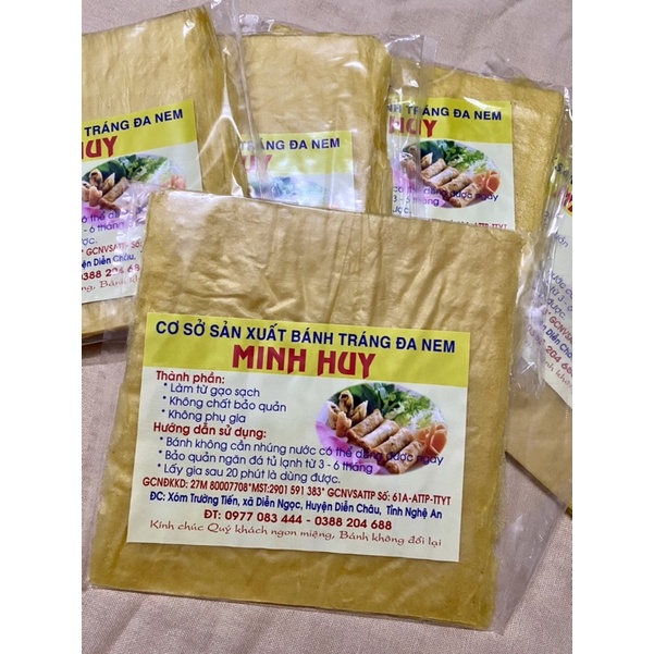 Đặc sản Bánh tráng đa nem Minh Huy - Nghệ An