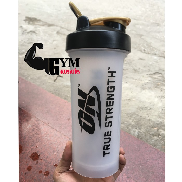 Bình lắc thể thao 1 Lít bình nước tập gym Shake bottle ON Gold Standard chính hãng 1 Lít