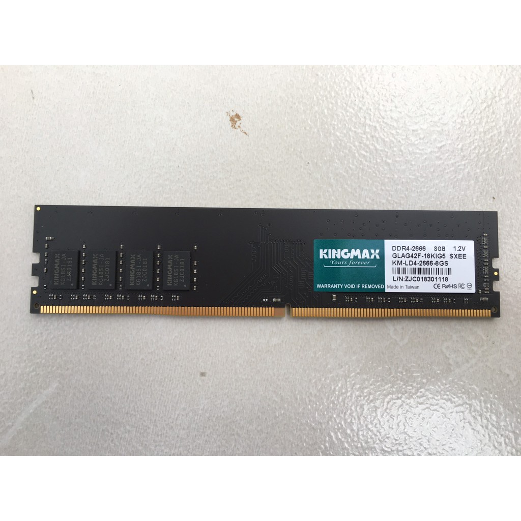 Ram 8GB Kingmax DDR4 2666MHz (1x8GB) chính hãng Viễn Sơn phân phối