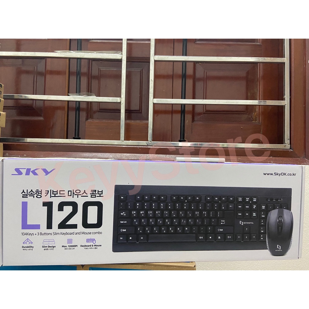 ❤KeyyStore❤ Bàn phím chuột ZE-940 , Sky L120 , G21B Siêu Bền Mới Nhất 2022 chuyên dành cho dân văn phòng, bh 12 tháng