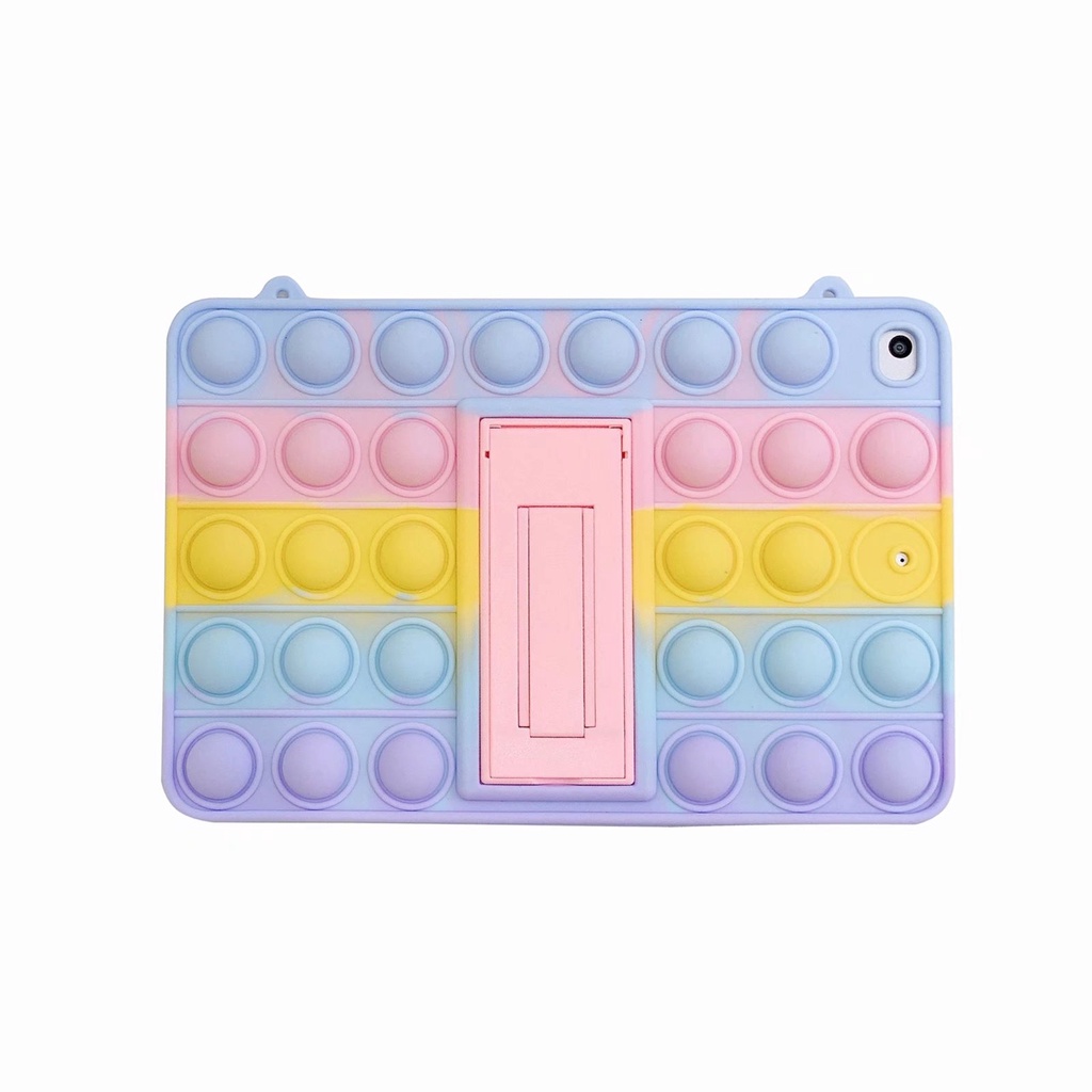Ốp Máy Tính Bảng Silicon Mềm Có Giá Đỡ Cho IPad Pro 11 2021 8th 9th 10.2 10.5 Air 9.7 Mini 1 2 3 4 5 6