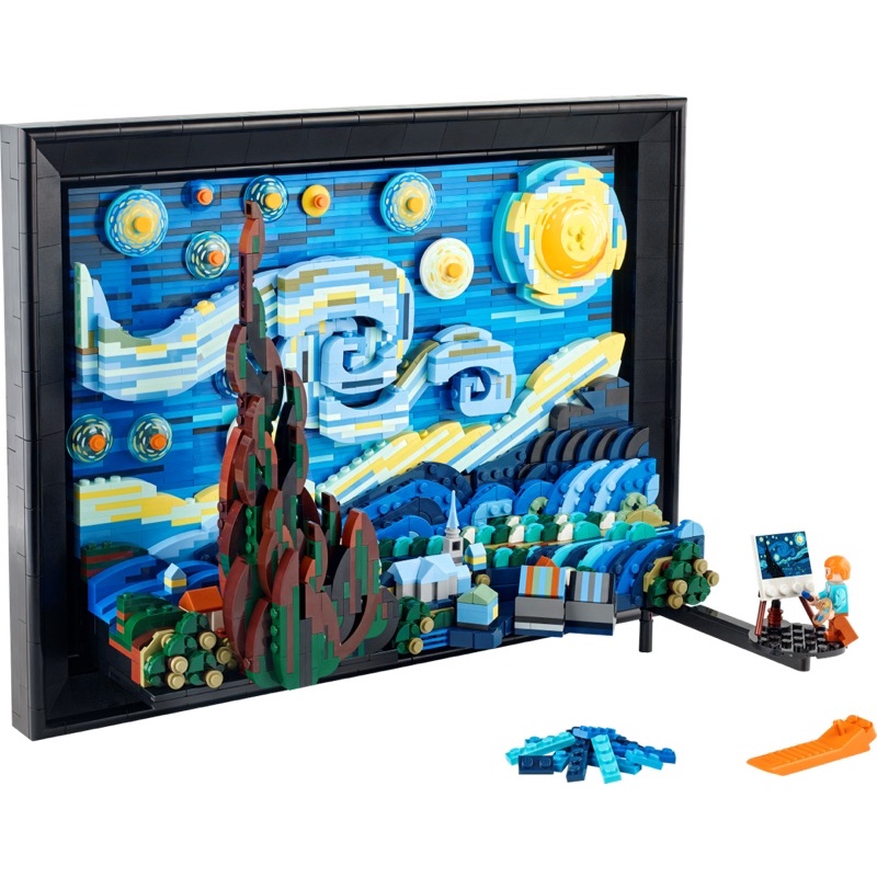 21333 Lego Ideas  Vincent van Gogh - The Starry - Đồ chơi xếp hình Lego ý tưởng Ánh sao đêm