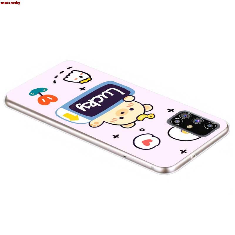 Ốp điện thoại silicone TPU mềm họa tiết TXCHE 4 CHO Samsung Galaxy Xcover 5 A12 A22 A32 A42/52 A72 M31S M51 A02/S M02/S