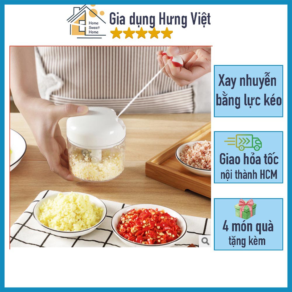 Dụng cụ xay tỏi ớt cầm tay, nhỏ gọn, tiện ích [XAY TỎI ỚT]