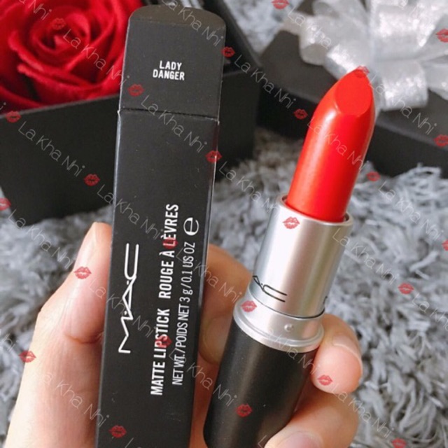 Son MAC BESTSELL màu Lady Danger, Chili, Ruby Woo (new + auth 100%)