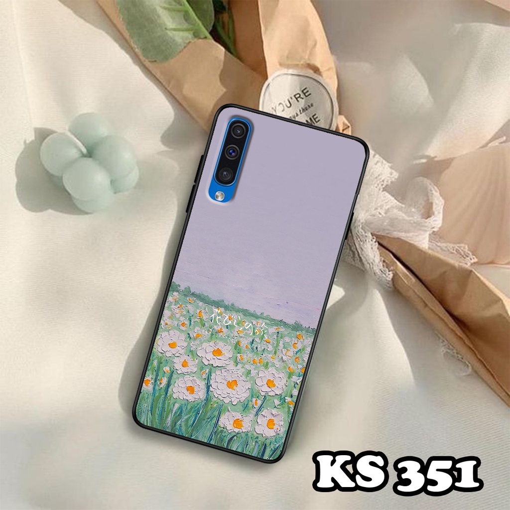 Ốp lưng Samsung A50 - A50s - A70 - A70s - Ốp Samsung in hình Cánh đồng hoa - Chất liệu TPU siêu bền