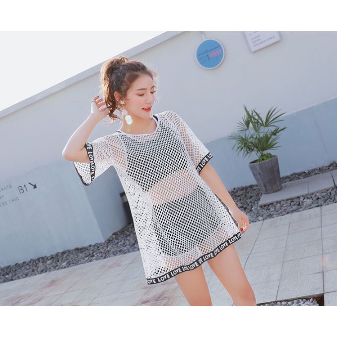 Bikini 2 Mảnh Kèm Áo Lưới | BigBuy360 - bigbuy360.vn