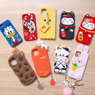 Ốp lưng silicon dẻo in nổi 3D hoạt hình dễ thương bảo vệ điện thọai - tiemcuaan