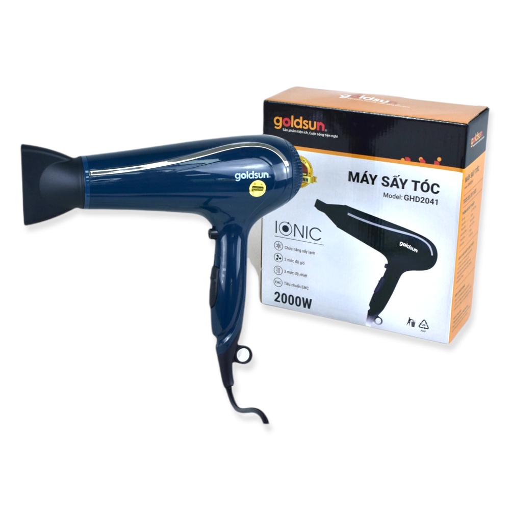 Máy sấy tóc Goldsun GHD2041 – Tạo kiểu dễ dàng – bền đẹp – Bảo hành 12 tháng