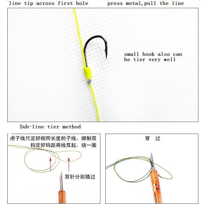 Dụng cụ thắt nút dây câu cá bằng hợp kim nhôm chất lượng cao