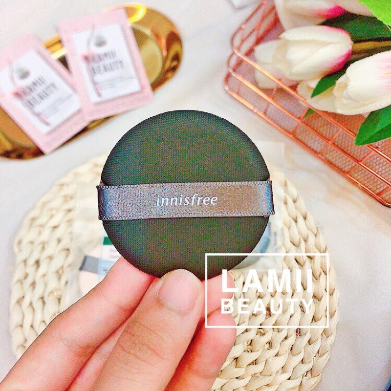 Bông phấn/ mút đánh cushion,kem nền INNISFREE AIR MAGIC PUFF