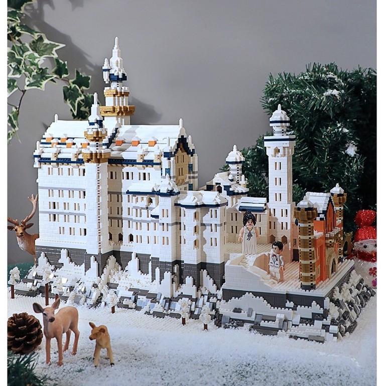 [Tặng quà Mascot] LEGO xếp hình lâu đài Hồ Thiên Nga (Swan Lake Castle) - Bộ lắp ghép sáng tạo