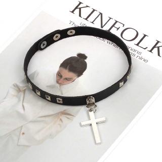 DFGF Cổ Choker Màu Đen Phong Cách Gothic