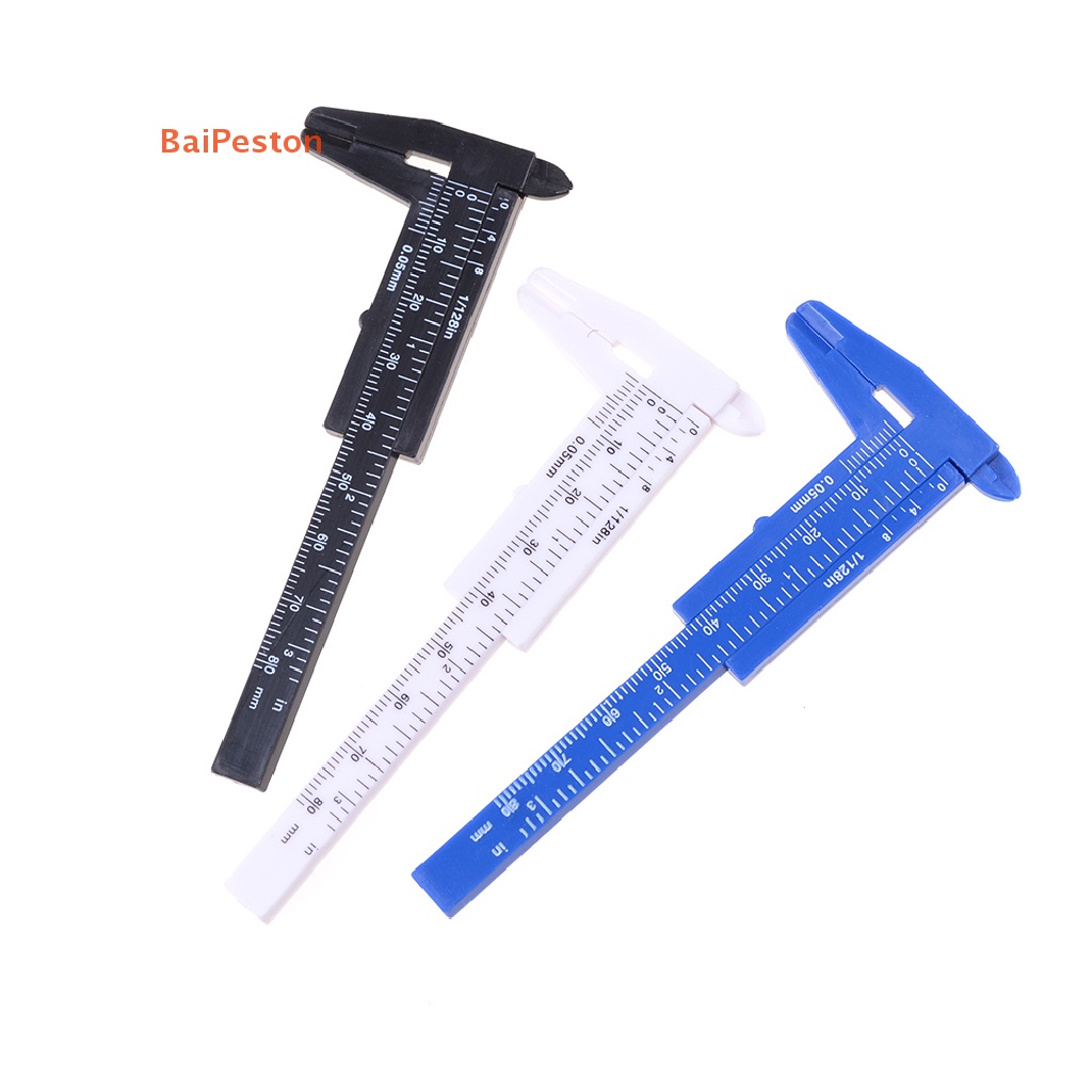 Thước Cặp Cơ Trượt Bằng Nhựa Mini 80mm Tiện Dụng Cho Học Sinh